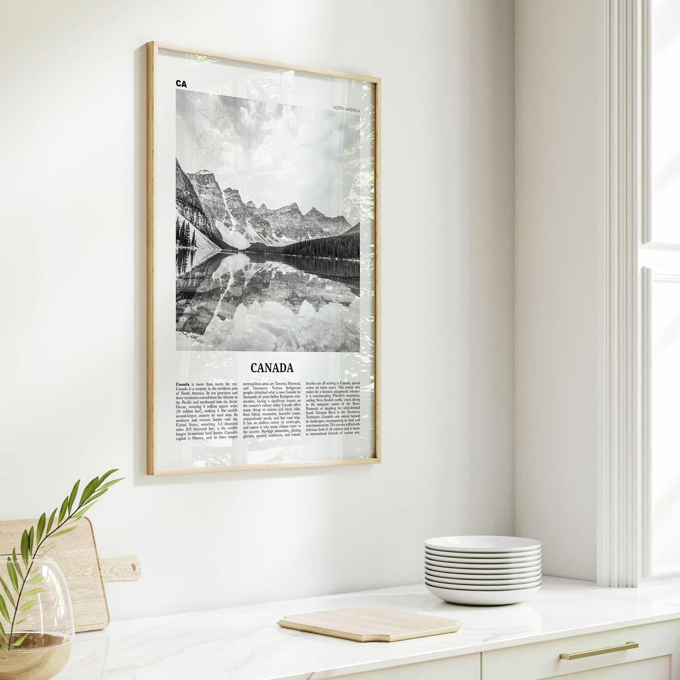 Canada Print Black and White No 1, Canada Wall Art, Canada Poster, Canada Photo, Toronto, Vancouver, Ottawa, Montreal, North America