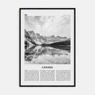 Canada Travel B&W No 1 Poster