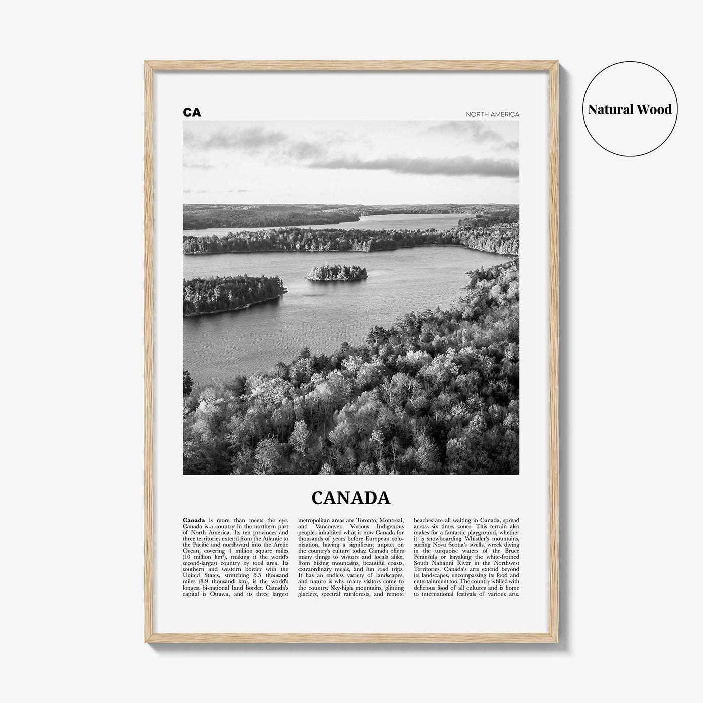 Canada Print Black and White No 2, Canada Wall Art, Canada Poster, Canada Photo, Toronto, Vancouver, Ottawa, Montreal, North America