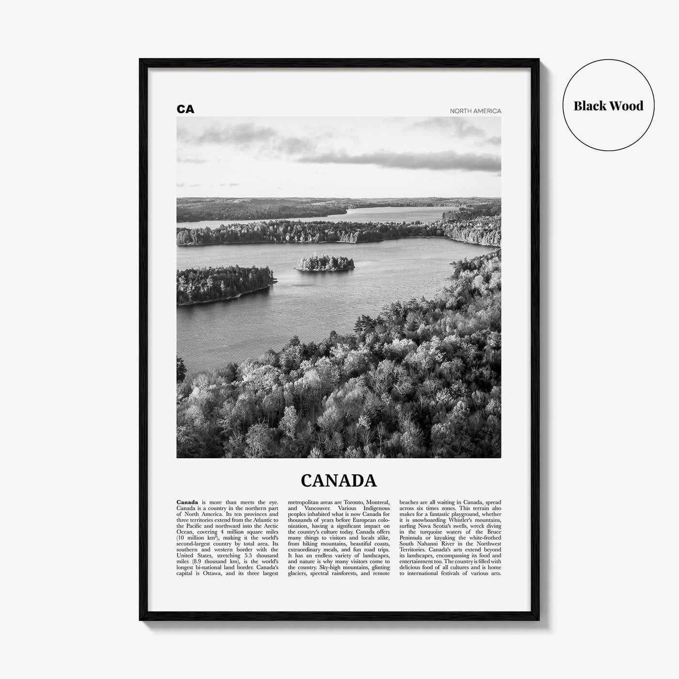 Canada Print Black and White No 2, Canada Wall Art, Canada Poster, Canada Photo, Toronto, Vancouver, Ottawa, Montreal, North America