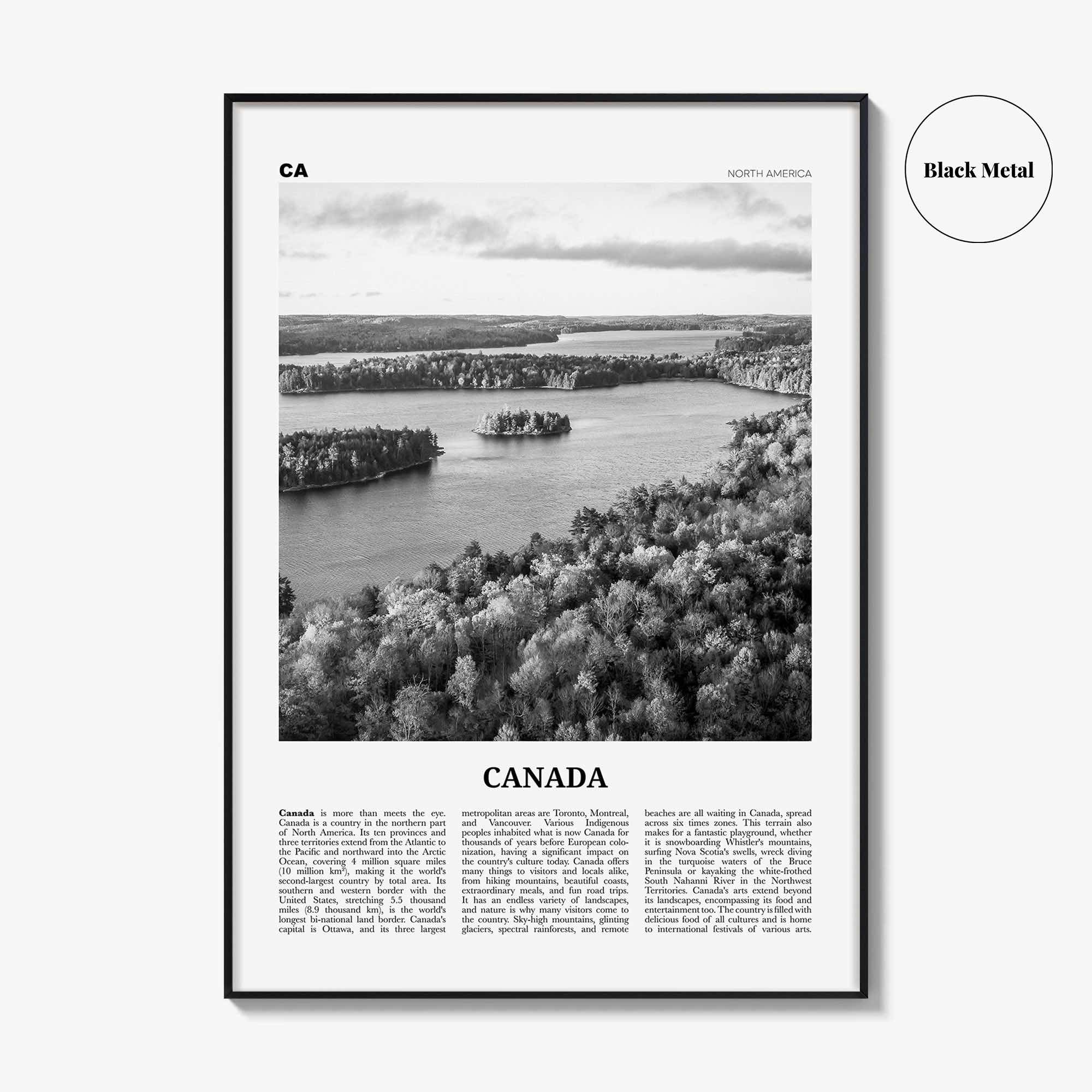 Canada Print Black and White No 2, Canada Wall Art, Canada Poster, Canada Photo, Toronto, Vancouver, Ottawa, Montreal, North America