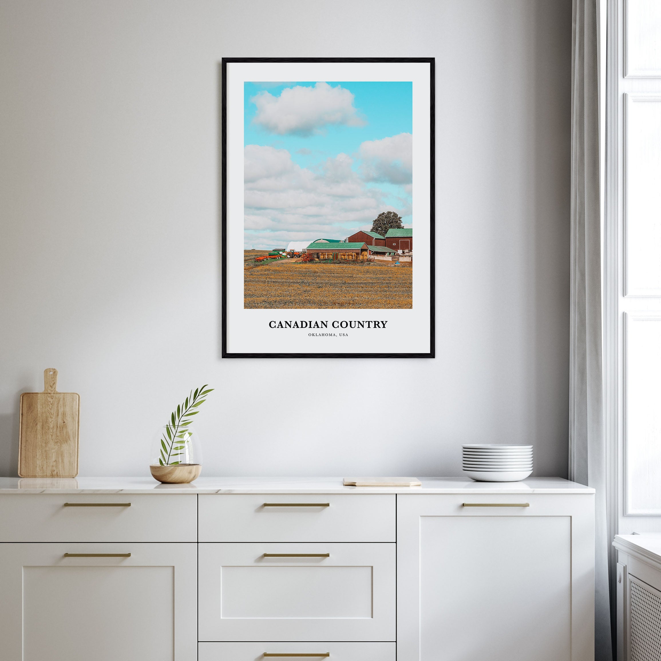 Canadian County Portrait Color Poster