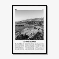 Canary Islands Print Black and White, Canary Islands Wall Art, Canary Islands Poster, Canary Islands Photo, Canary Islands Décor, Spain