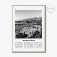 Canary Islands Print Black and White, Canary Islands Wall Art, Canary Islands Poster, Canary Islands Photo, Canary Islands Décor, Spain