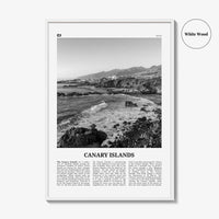 Canary Islands Print Black and White, Canary Islands Wall Art, Canary Islands Poster, Canary Islands Photo, Canary Islands Décor, Spain