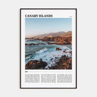 Canary Islands Travel Color Poster