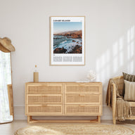 Canary Islands Travel Color Poster
