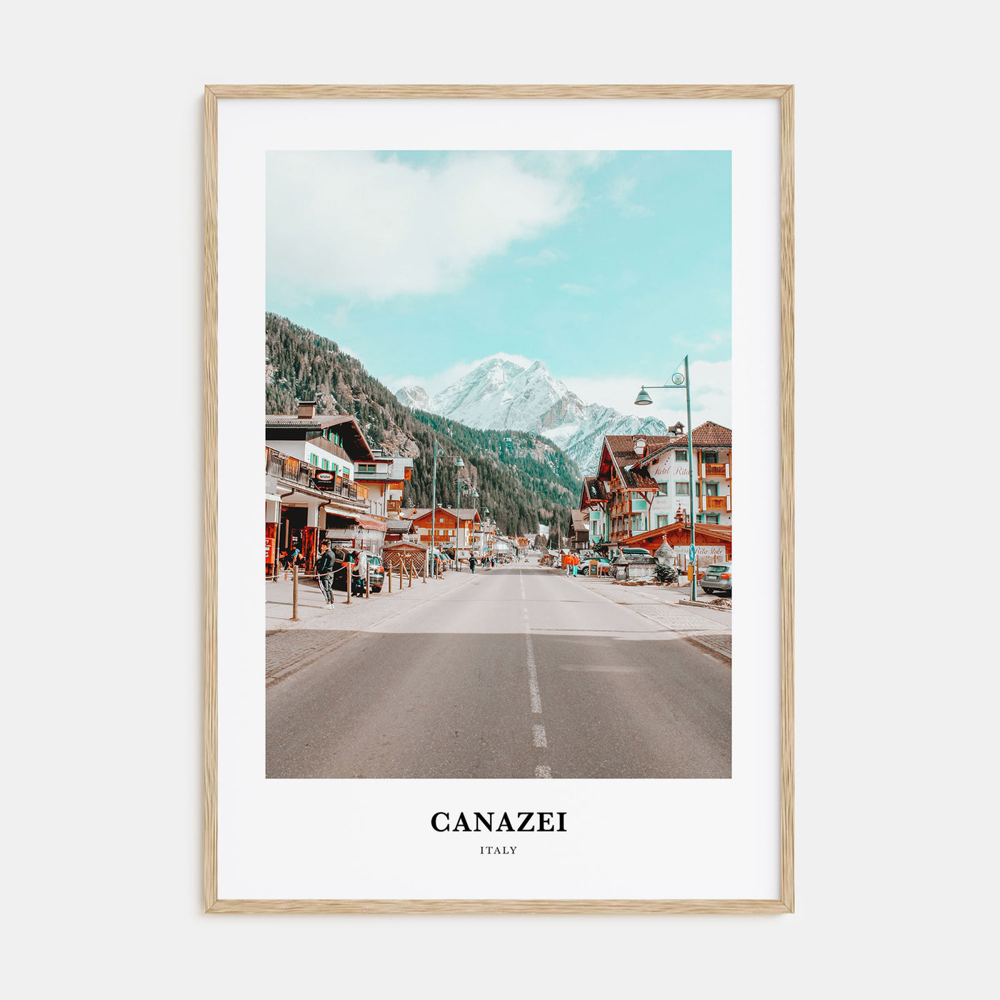 Canazei Portrait Color Poster