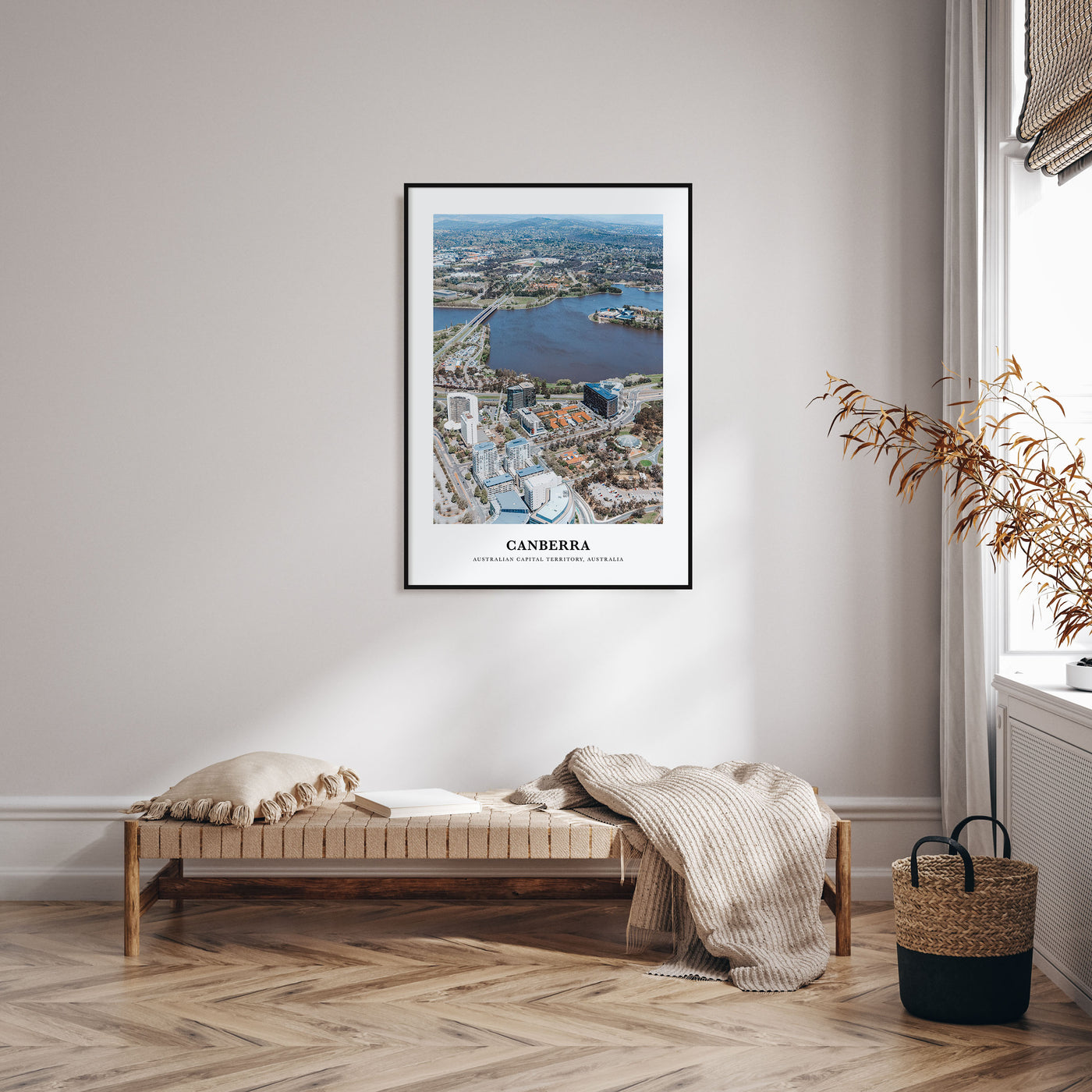 Canberra Portrait Color Poster