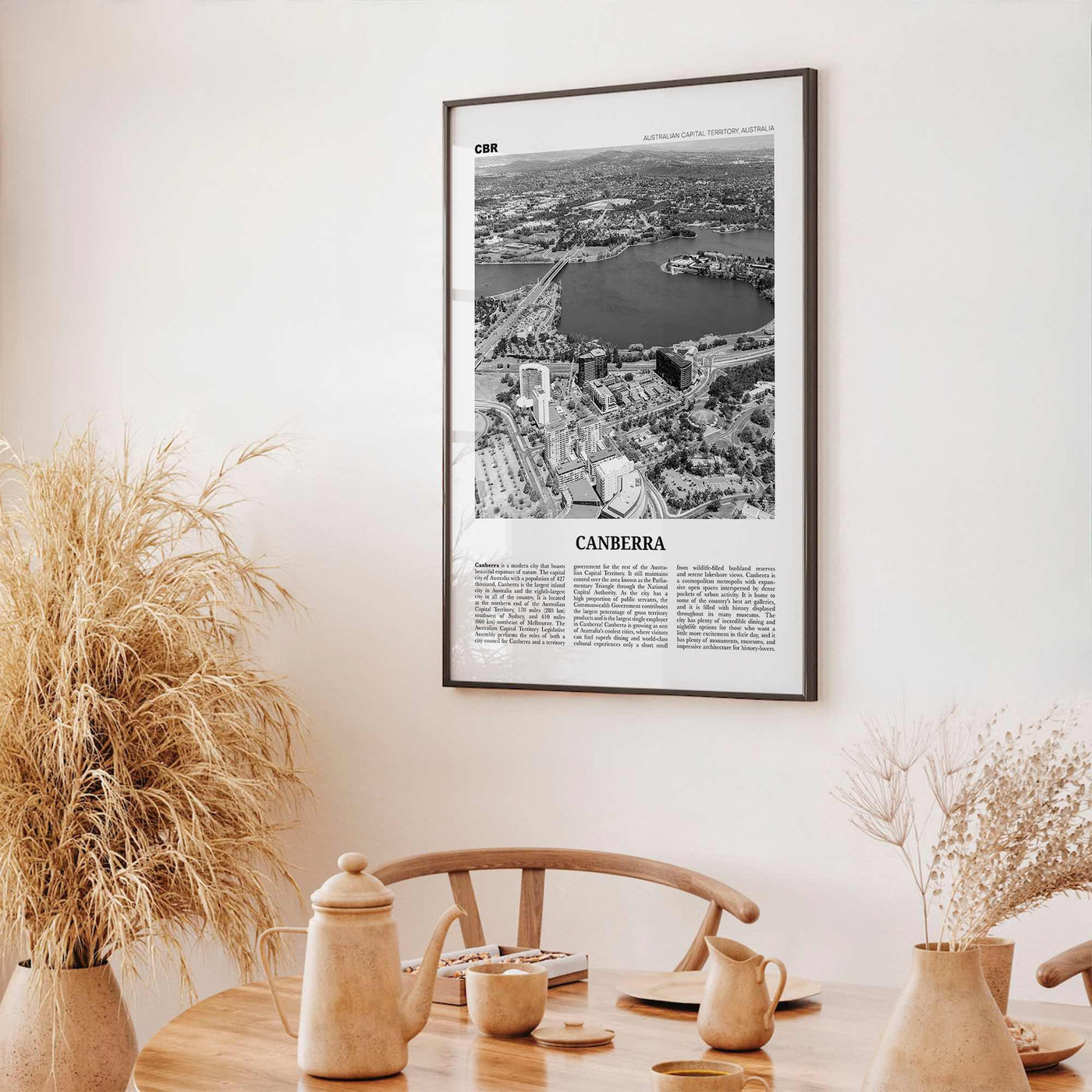 Canberra Print Black and White, Canberra Wall Art, Canberra Poster, Canberra Photo, New South Wales, Australia, Oceania