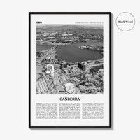 Canberra Print Black and White, Canberra Wall Art, Canberra Poster, Canberra Photo, New South Wales, Australia, Oceania