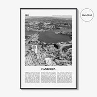 Canberra Print Black and White, Canberra Wall Art, Canberra Poster, Canberra Photo, New South Wales, Australia, Oceania