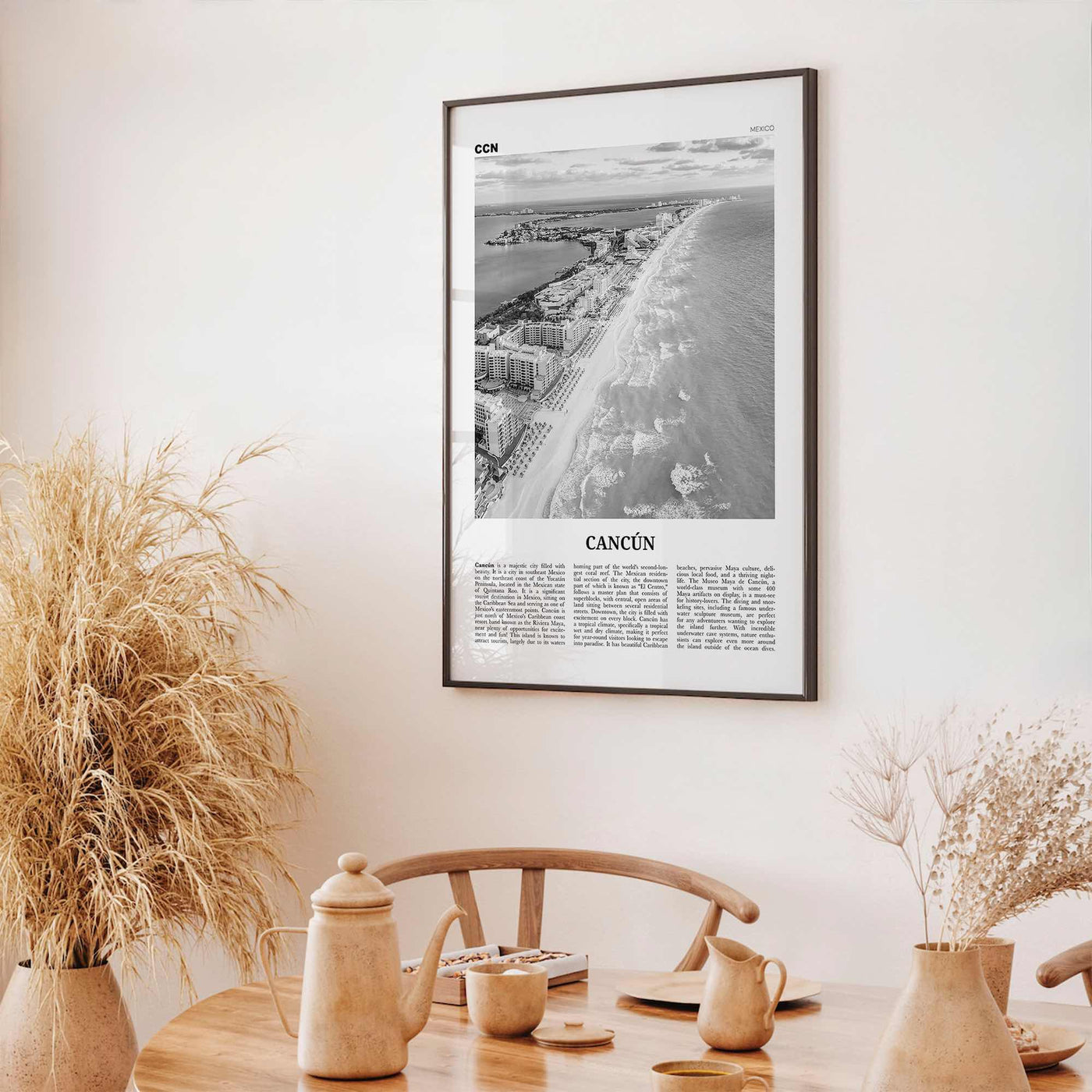 Cancun Print Black and White, Cancún Wall Art, Cancún Poster, Cancún Photo, Cancún Wall Decor, Cancun Print, Cancun, Mexico