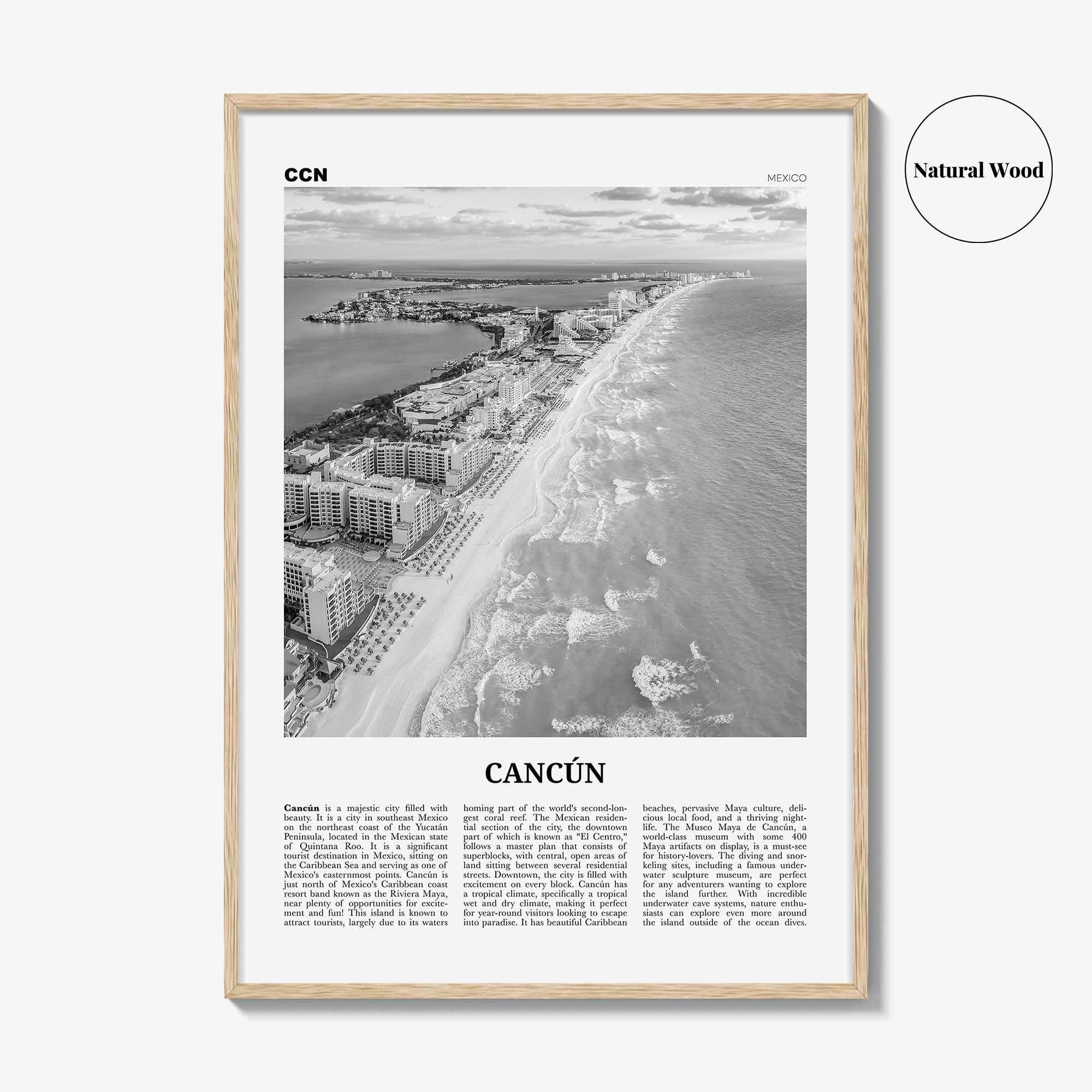 Cancun Print Black and White, Cancún Wall Art, Cancún Poster, Cancún Photo, Cancún Wall Decor, Cancun Print, Cancun, Mexico
