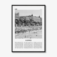 Cannes Print Black and White, Cannes Wall Art, Cannes Poster, Cannes Photo, France, Canas, Alpes-Côte d'Azur, French Riviera, Europe