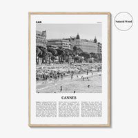 Cannes Print Black and White, Cannes Wall Art, Cannes Poster, Cannes Photo, France, Canas, Alpes-Côte d'Azur, French Riviera, Europe