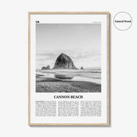Cannon Beach Print Black and White, Cannon Beach Wall Art, Cannon Beach Poster, Cannon Beach Photo, Cannon Beach Wall Décor, Oregon, USA