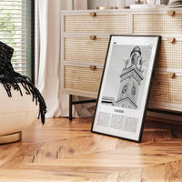 Canton Print Black and White, Canton Wall Art, Canton Poster, Canton Photo, Canton Wall Décor, Ohio, USA, United States