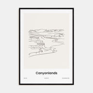 Canyonlands National Park Drawn Poster