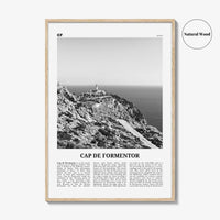 Cap de Formentor Print Black and White, Cap de Formentor Wall Art, Cap de Formentor Poster, Cap de Formentor Photo, Formentor Wall Décor
