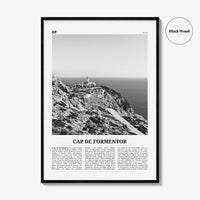 Cap de Formentor Print Black and White, Cap de Formentor Wall Art, Cap de Formentor Poster, Cap de Formentor Photo, Formentor Wall Décor