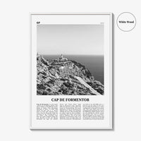 Cap de Formentor Print Black and White, Cap de Formentor Wall Art, Cap de Formentor Poster, Cap de Formentor Photo, Formentor Wall Décor