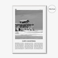 Cape Canaveral Print Black and White, Cape Canaveral Art, Cape Canaveral Poster, Cape Canaveral Photo, Cape Canaveral Décor, Cape Canaveral