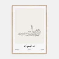 Cape Cod Drawn Poster