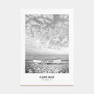 Cape May Portrait B&W Poster