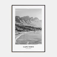 Cape Town Portrait B&W No 1 Poster