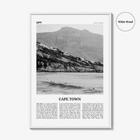 Cape Town Print Black and White No 2, Cape Town Wall Art, Cape Town Poster, Cape Town Photo, Cape Town Wall Decor, South Africa