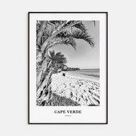 Cape Verde Portrait B&W No 1 Poster