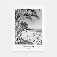 Cape Verde Portrait B&W No 1 Poster