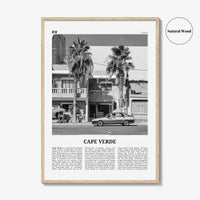 Cape Verde Print Black and White No 2, Cape Verde Wall Art, Cape Verde Poster, Cape Verde Photo, Praia, Cabo Verde, Kabu Verdi, Portugal