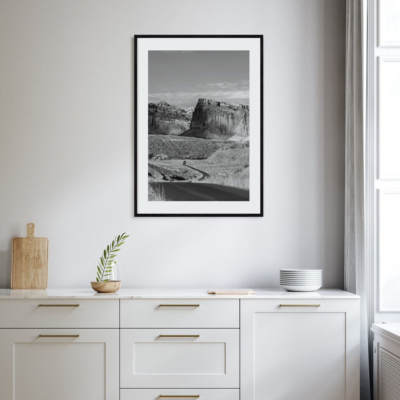 Capitol Reef National Park Photo B&W Poster
