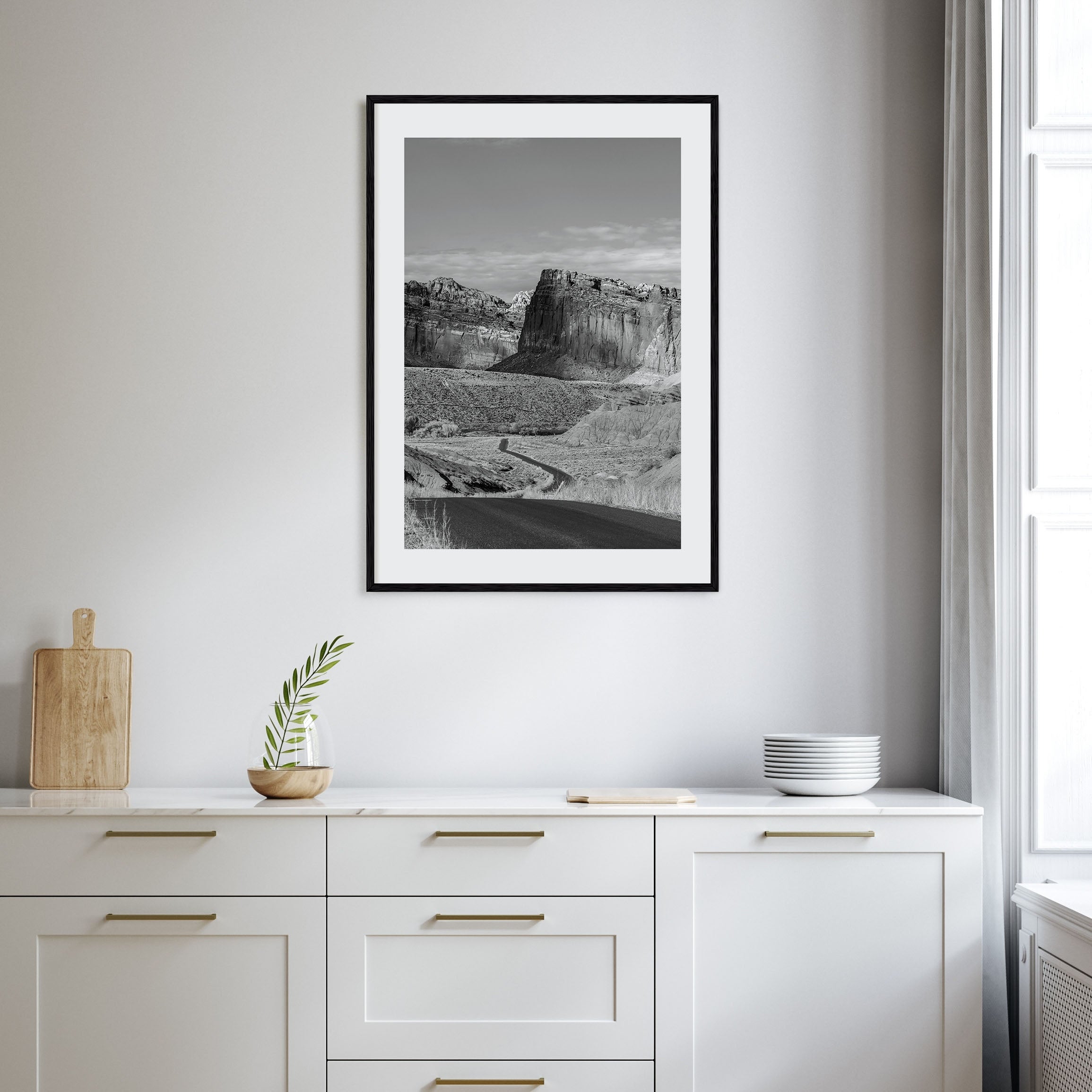 Capitol Reef National Park Photo B&W Poster