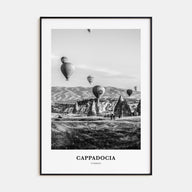 Cappadocia Portrait B&W Poster