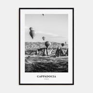 Cappadocia Portrait B&W Poster