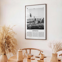 Cappadocia Print Black and White, Cappadocia Wall Art, Cappadocia Poster, Cappadocia Photo, Cappadocia Wall Décor, Cappadocia Map, Turkey