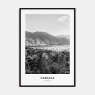 Caracas Portrait B&W No 1 Poster
