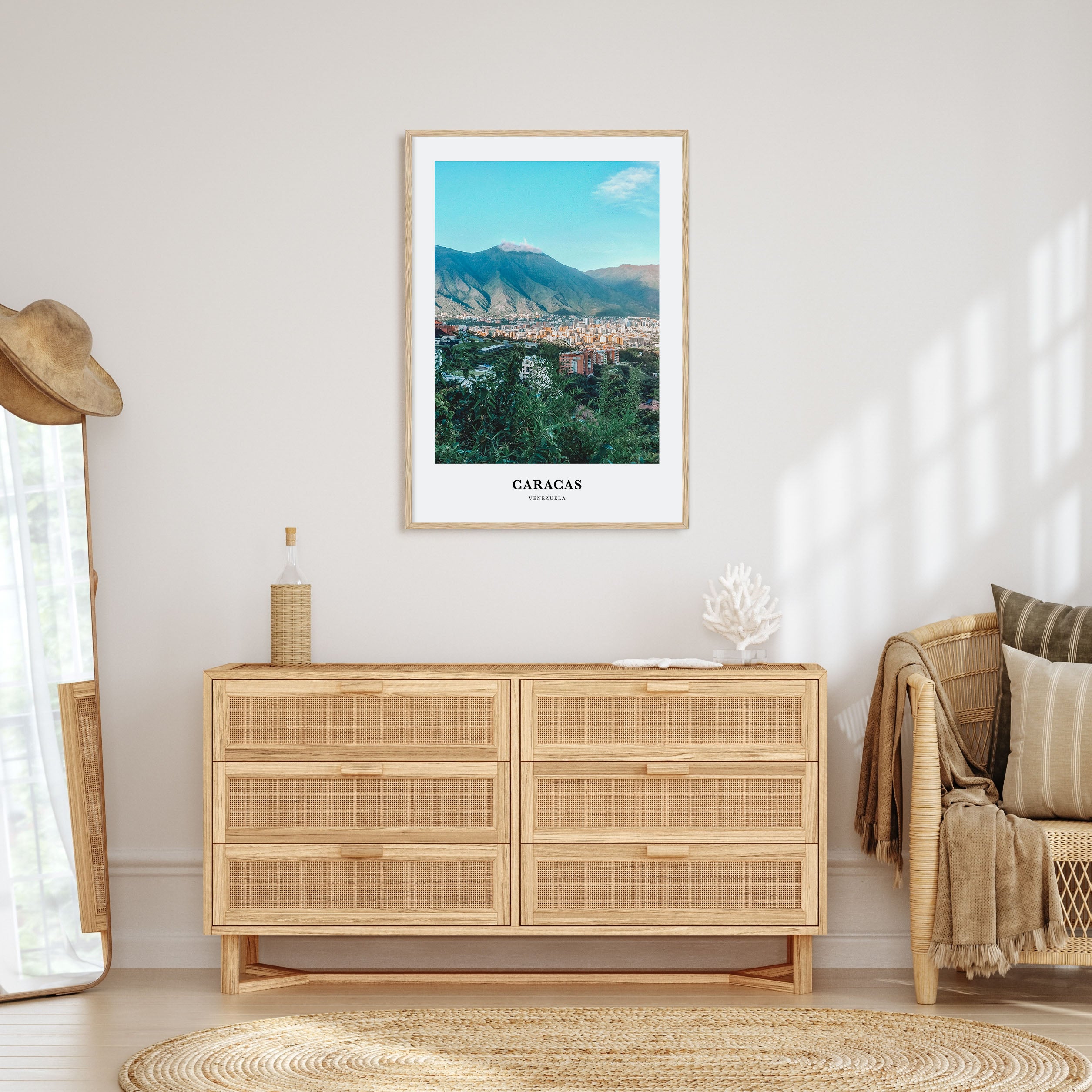 Caracas Portrait Color No 2 Poster