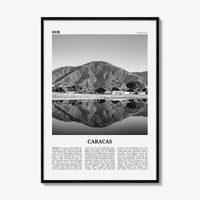 Caracas Print Black and White No 3, Caracas Wall Art, Caracas Poster, Caracas Photo, Caracas Wall Décor, Caracas Map, Venezuela