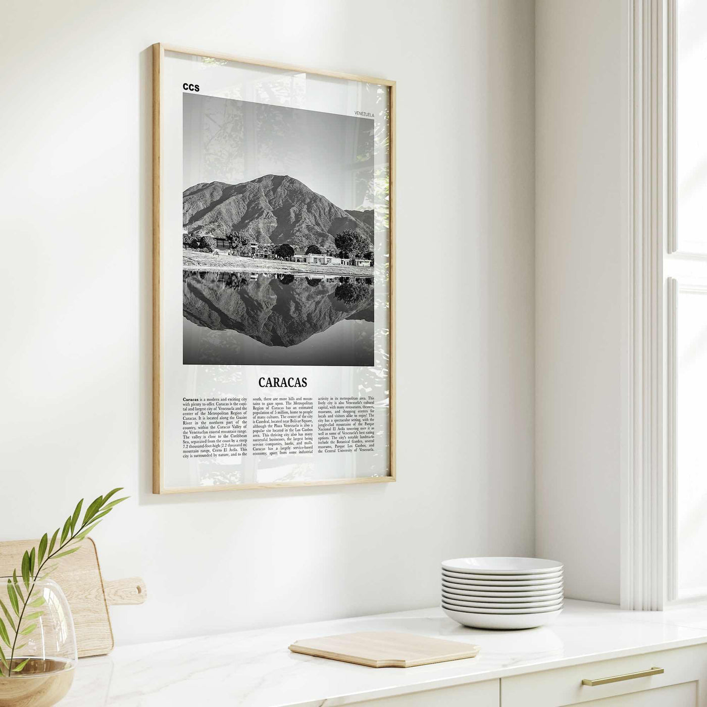 Caracas Print Black and White No 3, Caracas Wall Art, Caracas Poster, Caracas Photo, Caracas Wall Décor, Caracas Map, Venezuela