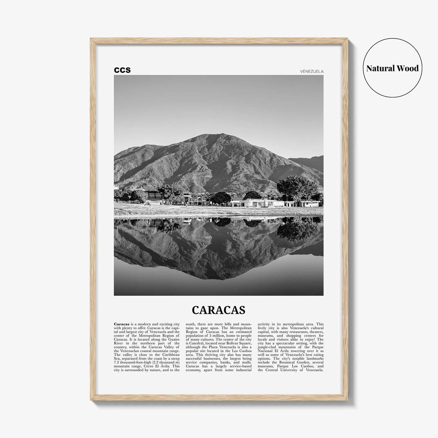 Caracas Print Black and White No 3, Caracas Wall Art, Caracas Poster, Caracas Photo, Caracas Wall Décor, Caracas Map, Venezuela