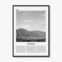 Caracas Print Black and White No 4, Caracas Wall Art, Caracas Poster, Caracas Photo, Caracas Wall Décor, Caracas Map, Venezuela