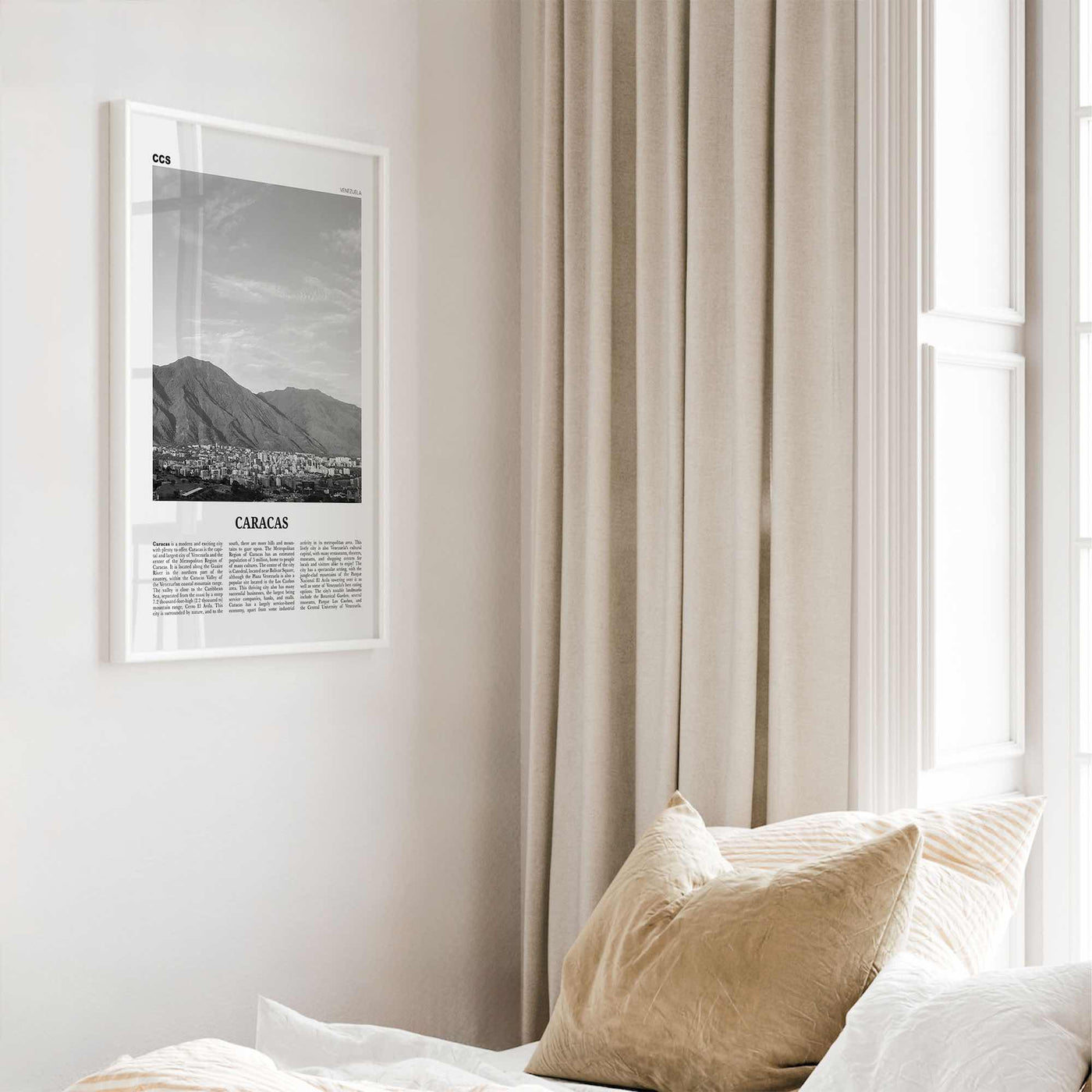 Caracas Print Black and White No 4, Caracas Wall Art, Caracas Poster, Caracas Photo, Caracas Wall Décor, Caracas Map, Venezuela