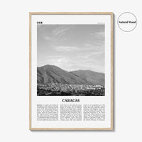 Caracas Print Black and White No 4, Caracas Wall Art, Caracas Poster, Caracas Photo, Caracas Wall Décor, Caracas Map, Venezuela