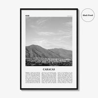 Caracas Print Black and White No 4, Caracas Wall Art, Caracas Poster, Caracas Photo, Caracas Wall Décor, Caracas Map, Venezuela