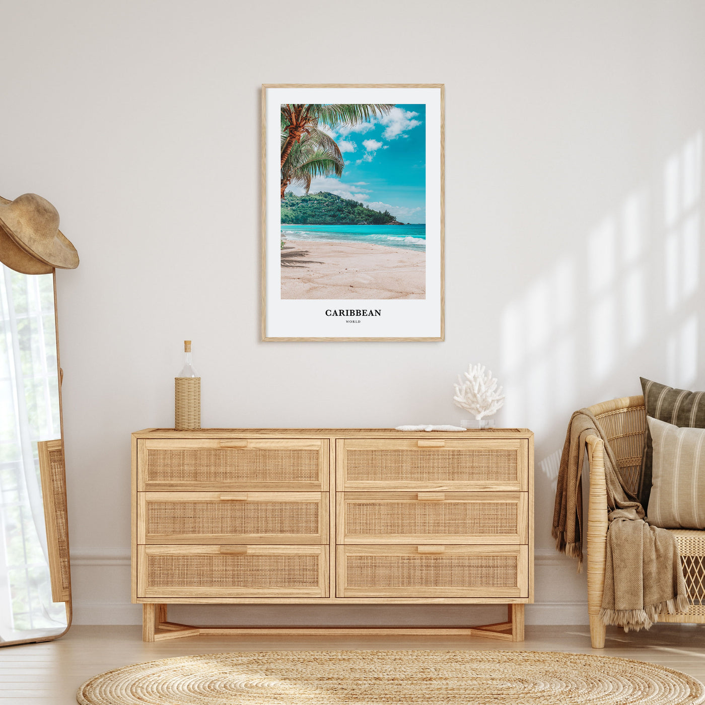 Caribbean Portrait Color No 2 Poster
