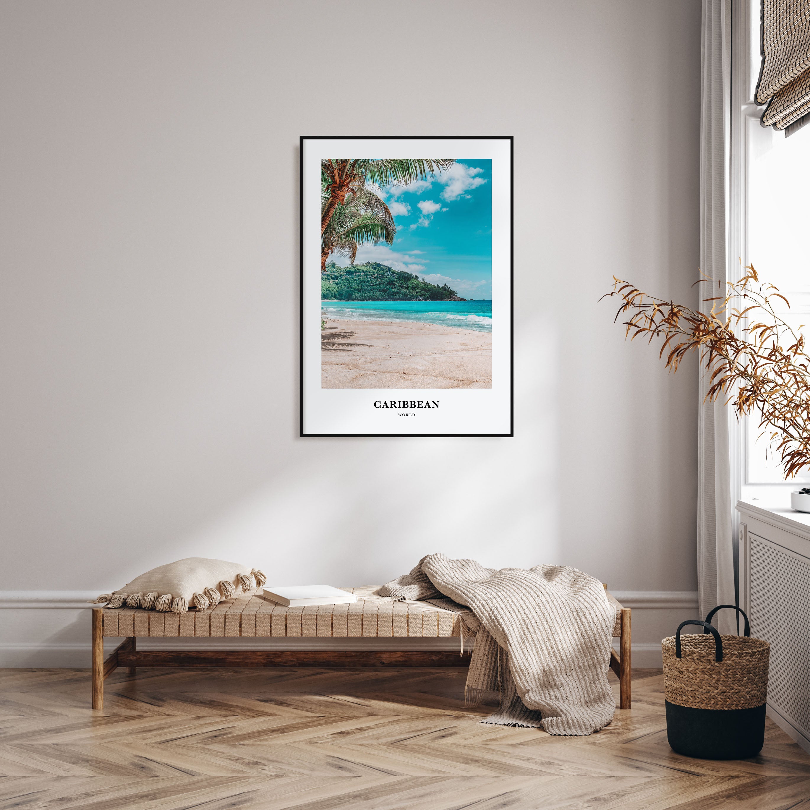 Caribbean Portrait Color No 2 Poster
